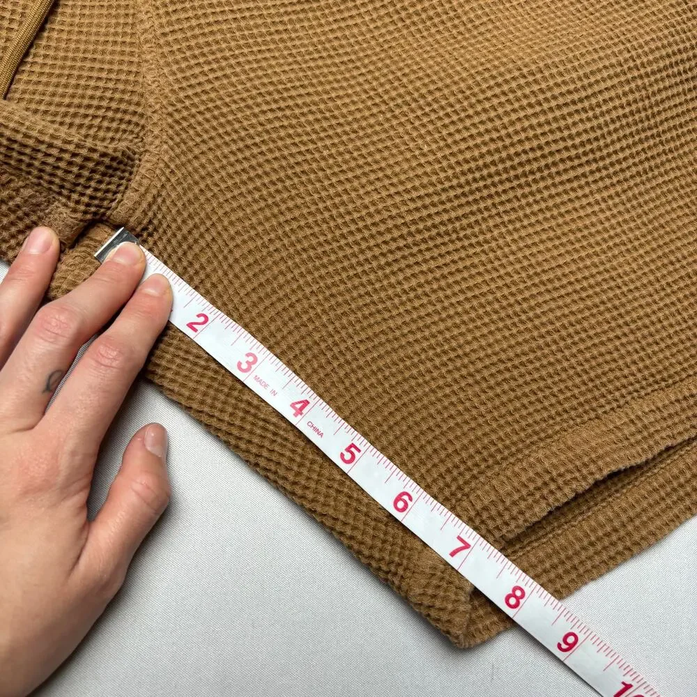 Universal Works Simple Shorts Nippon Waffle Knit Men's 34 Cotton Minimalist